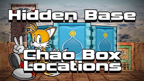 sonic chao box locations